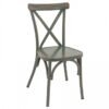 Felix Aluminum Vintage Grey Dining Chair