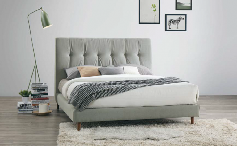 simon fabric double sofa bed
