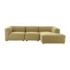 Audrey Sectional Fabric Sofa