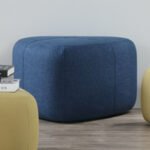 Eliane Triangle-shaped ottoman