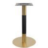 Cason Round Gold Black Table Base