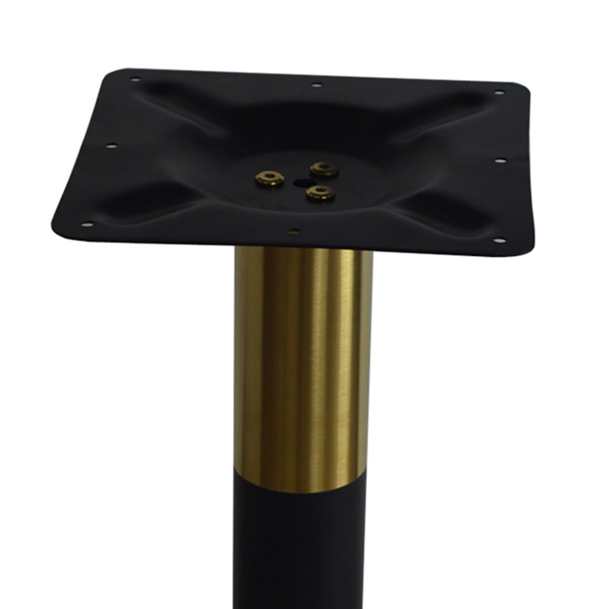 Cason Round Golden Black Table Base (2)