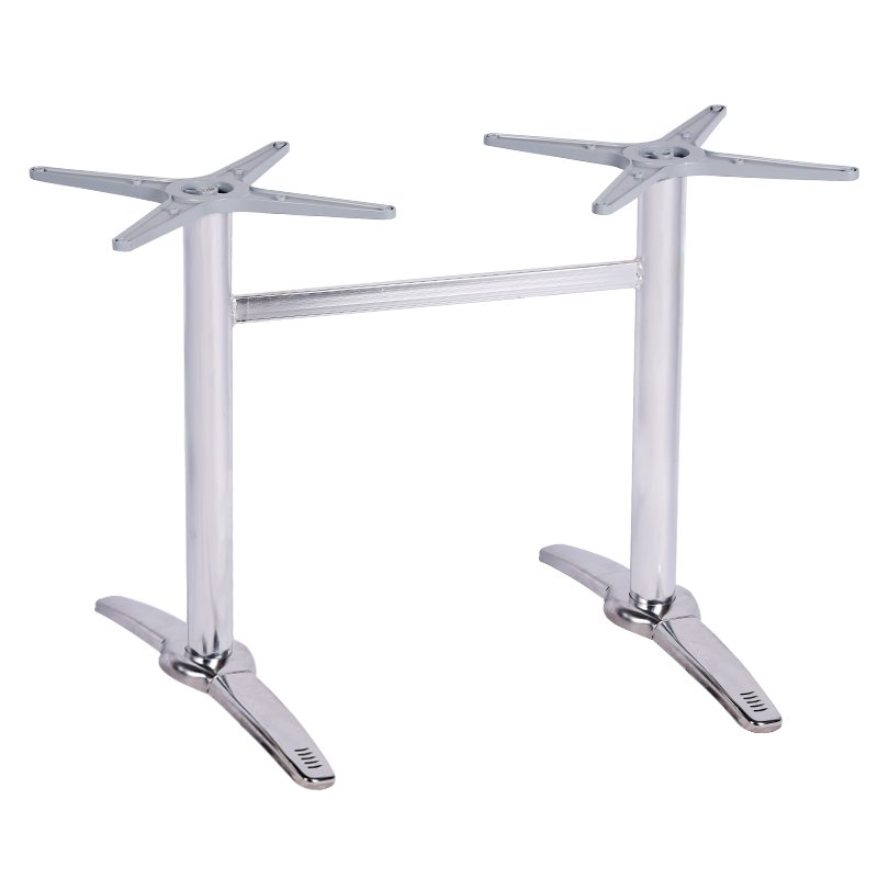 Eroka Stainless Steel Double Table Base 01