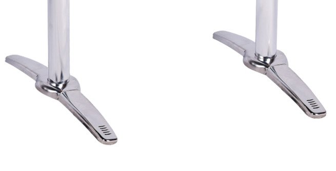 Eroka Stainless Steel Double Table Base 02