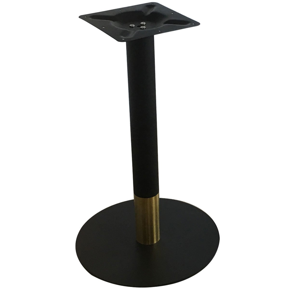 Giona Round Black Gold Table Base (1)