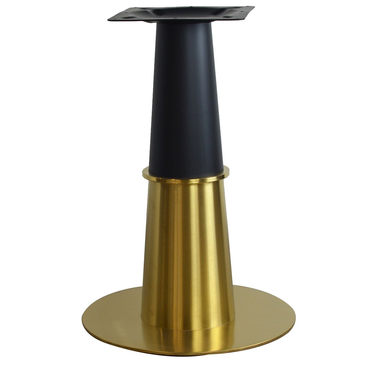 Losea Round Golden Black Table Base (1)