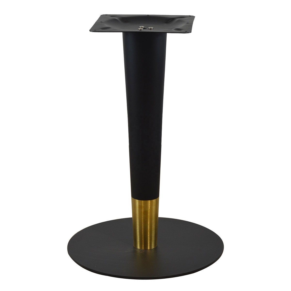 Serton Round Black Gold Table Base (1)