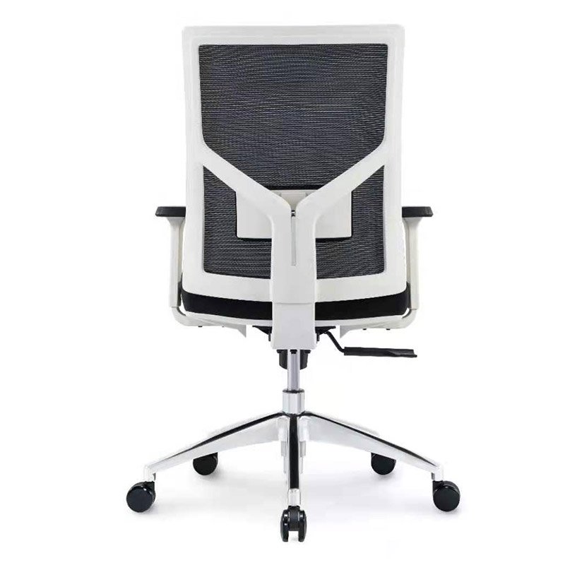 Libero White Medium Back Chair-3