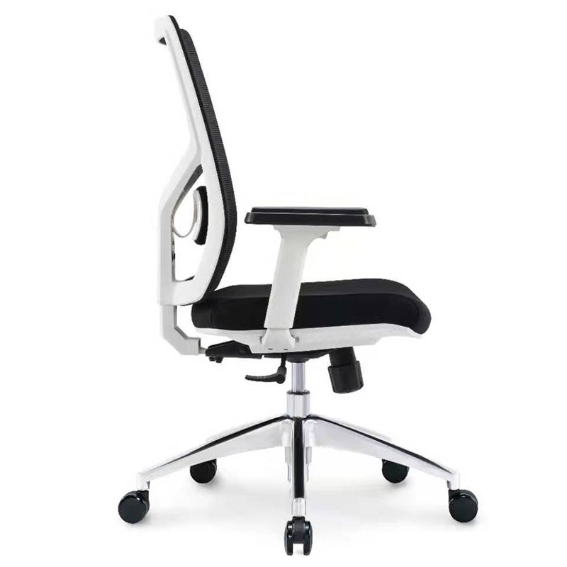 Libero White Medium Back Chair-5