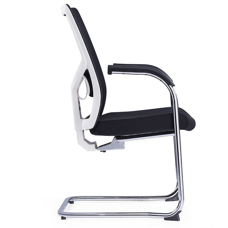 Libero White Visitor Chair 3