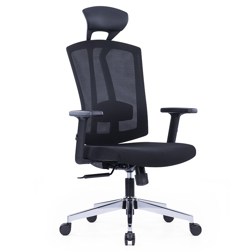 Sior High Back Chair with Chrome Base -2