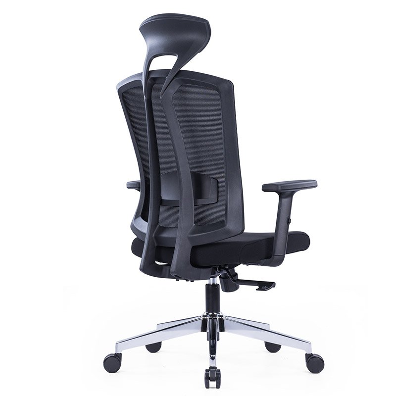 Sior High Back Chair with Chrome Base -4