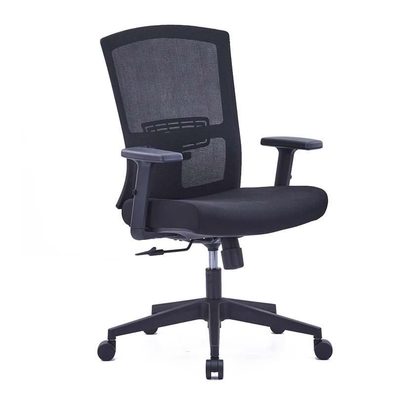 Ethan Black Medium Back Office Chair1