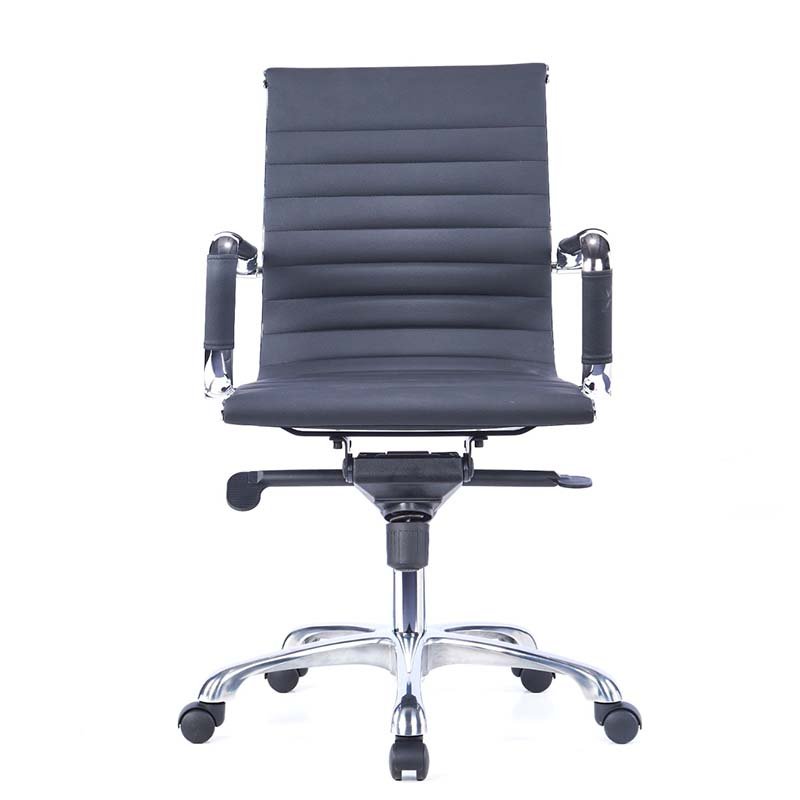 Levis Black PU Medium Back Office Chair