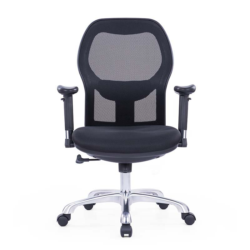 Liam Black Fabric Medium Back Office Chair