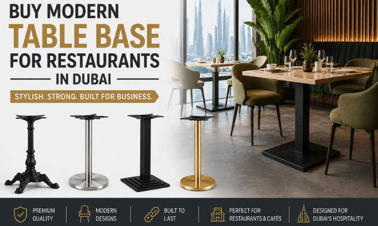 Modern Table Base for Restaurants